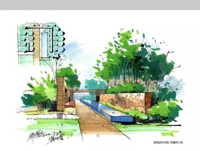 園林景觀手繪&middot;馬克筆表現(xiàn)