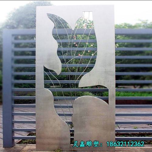 剪紙文化不銹鋼鏤空雕塑 亳州白鋼雕塑剪紙價格